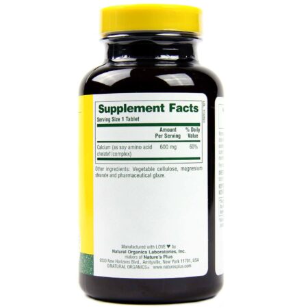 Nature's Plus, Cálcio 600 mg - 90 Tabletes - Image 2