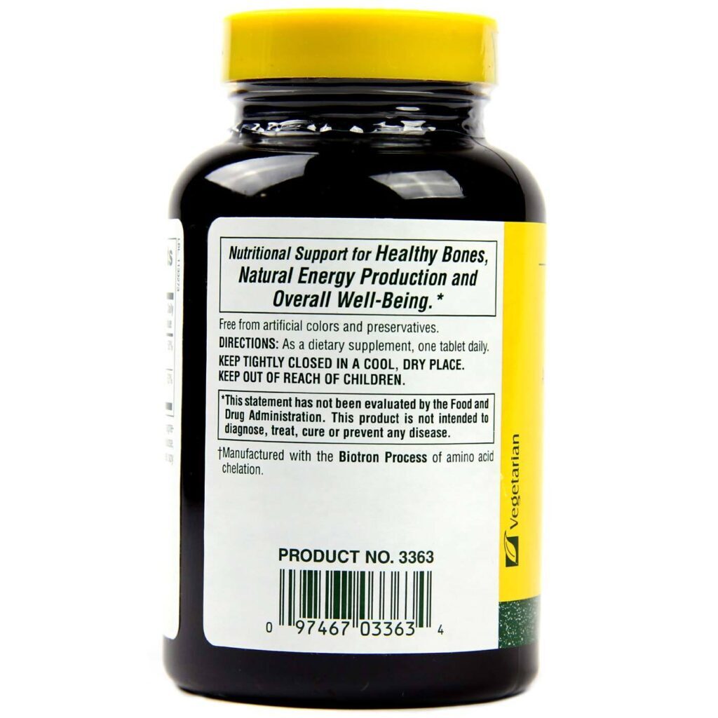 Nature's Plus Cal / Mag 500/250 mg - 90 Tabletes: Cálcio e Magnésio Essenciais para Sua Saúde Óssea e Bem-Estar - Imagem 3