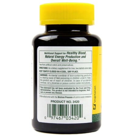 Nature's Plus, Ferro 40 mg - 180 Tabletes - Image 3