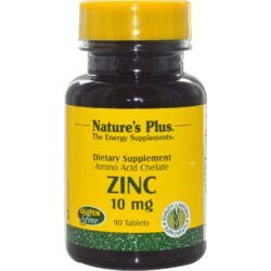 Nature's Plus Zinco 10 mg - 90 Comprimidos: Suporte Imunológico Essencial