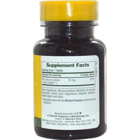 Nature's Plus Zinco 10 mg - 90 Comprimidos: Suporte Imunológico Essencial - Imagem 2