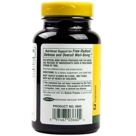 Nature's Plus, Mega Zinco 100 mg - 90 Tabletes - Image 3