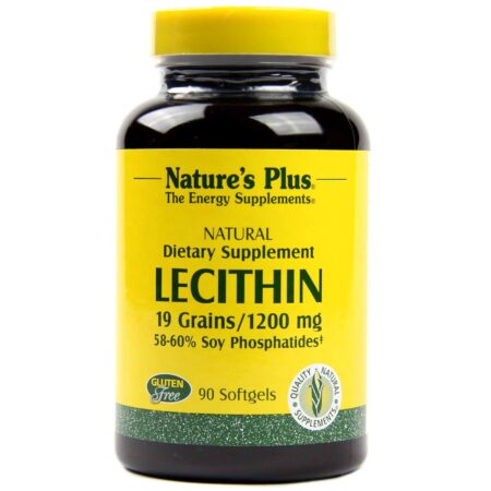 Nature's Plus, Lecitina de 1.200 mg - 90 Cápsulas