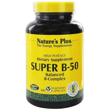 Nature's Plus, Super B-50 - 60 Cápsulas Vegetarianas