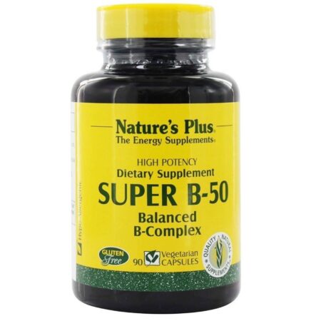 Nature's Plus, Super B-50 - 90 Cápsulas Vegetarianas