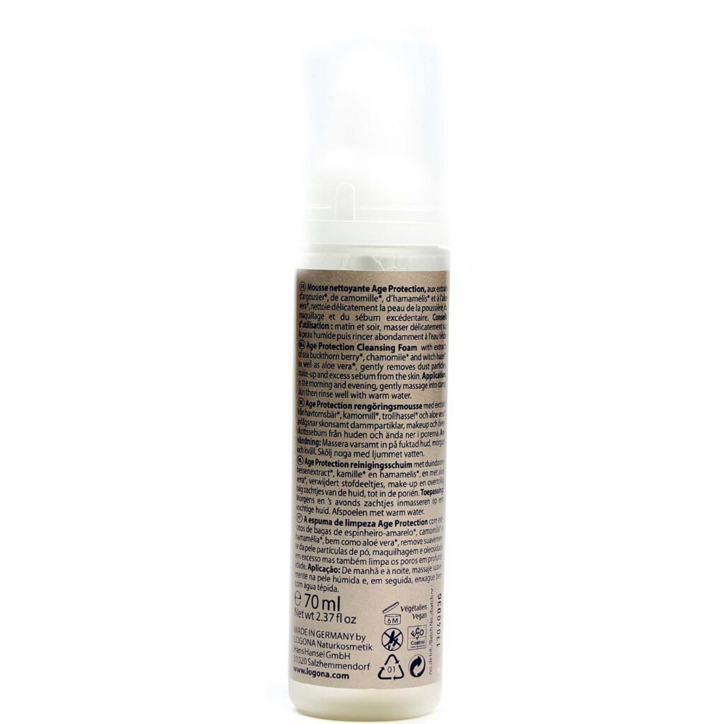 Espuma de Limpeza Facial Logona Natural Body Care 70ml - Pureza e Frescor para Sua Pele - Imagem 2