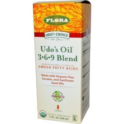 Flora, Óleo de Udo® 3-6-9 - 500 ml: Essencial para a Saúde e Bem-Estar