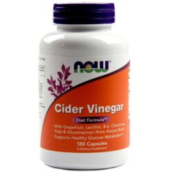 Now Foods Vinagre de Cidra - 180 Cápsulas: Seu Aliado para Bem-Estar e Controle Metabólico