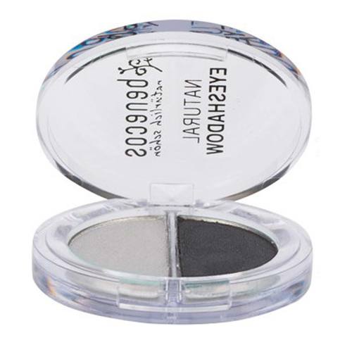 Benecos Duo de Sombra Natural, Tons de Cinza - 4g: Maquiagem Versátil para Olhos Sofisticados