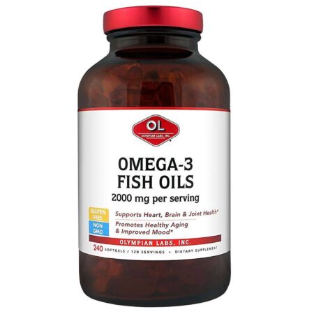 Olympian Labs, Ômega-3 de Óleo de Peixe - 240 Cápsulas