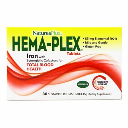 Nature's Plus, HEMA-Plex - 30 Tabletes