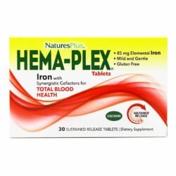 Nature's Plus HEMA-Plex - 30 Tabletes: Suplemento Essencial de Ferro e Vitaminas para Vitalidade
