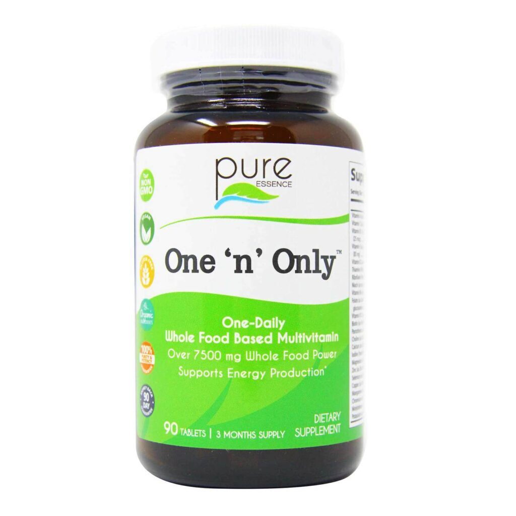 Pure Essence Labs One'n'Only Multivitamínico - 90 Tabletes: Energia e Vitalidade Essenciais