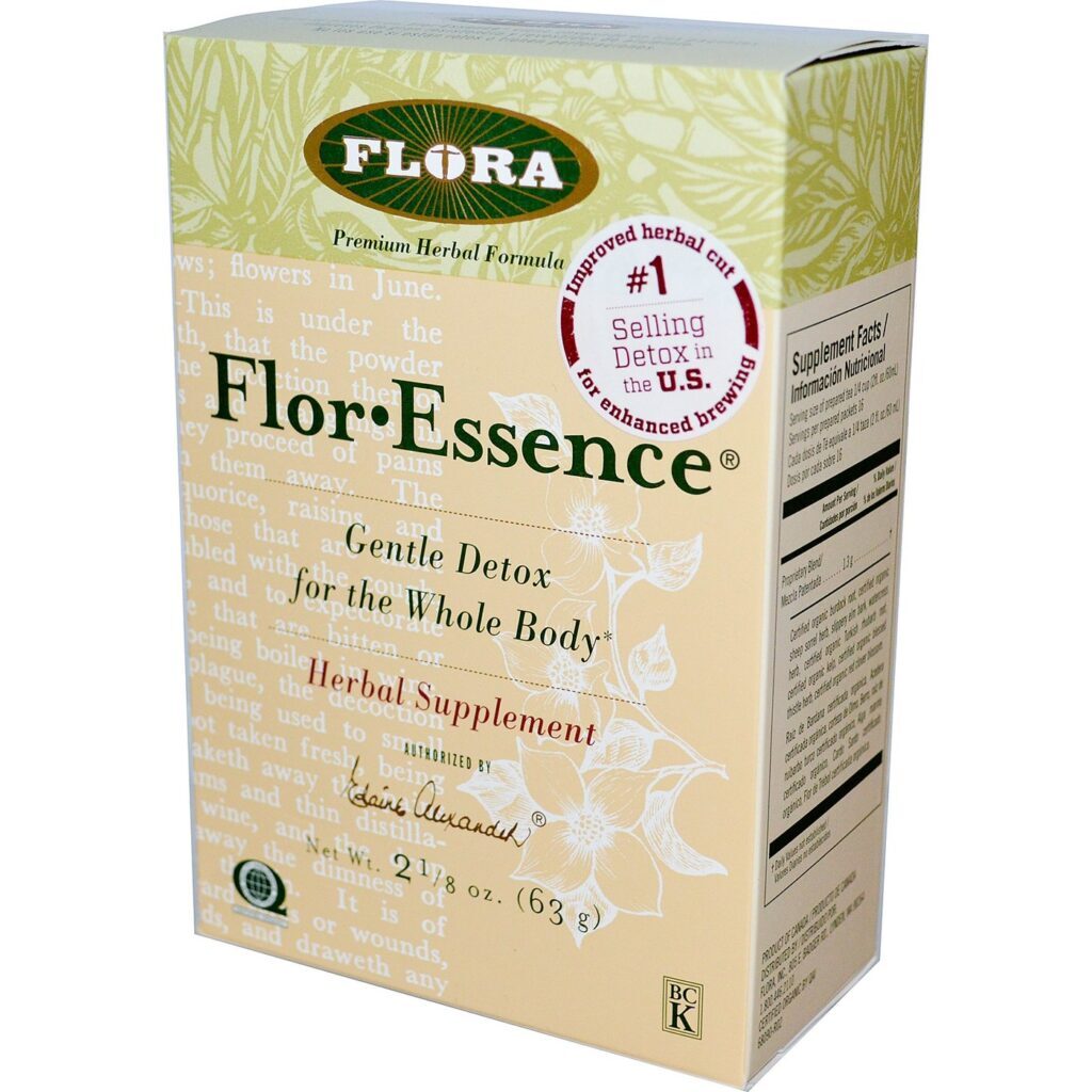Flora Flor-Essence Fórmula Detox 63g - Limpeza Profunda e Bem-Estar