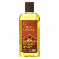 Desert Essence Óleo de Jojoba Orgânico Puro - 118 ml para Pele e Cabelos