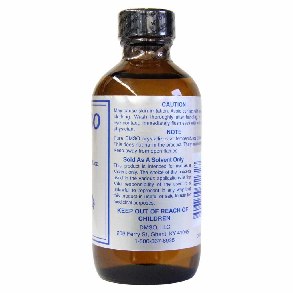 Nature's Gift DMSO Líquido 99,9% Puro 118,3 ml Vidro - Alívio e Bem-Estar - Imagem 2