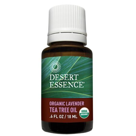 Desert Essence, Óleo de lavanda e Árvore do chá - 18mL (0,6 oz)