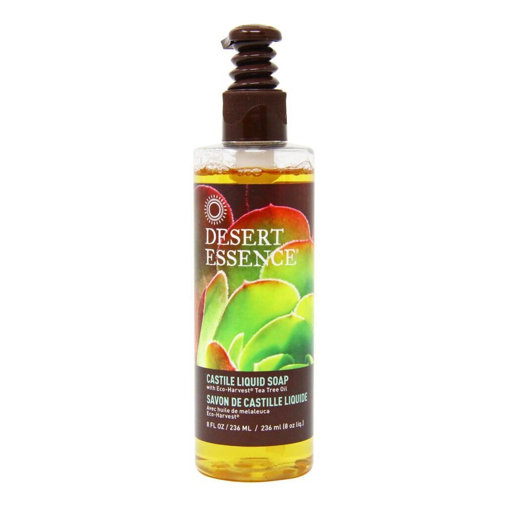 Desert Essence Sabonete Líquido de Castela Puro - 236ml (8 oz)