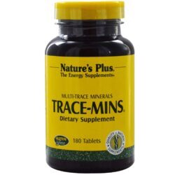 Nature's Plus TRACE-min 180 Tabletes: Minerais Essenciais Para Sua Saúde