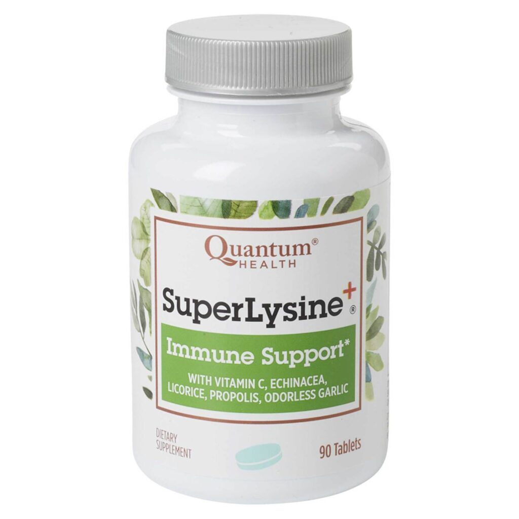 Quantum Super Lisina 1000mg - 90 Tabletes para a Saúde Imunológica e Colágeno