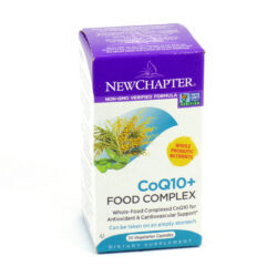 New Chapter CoQ10 aLimanto Complexo 30 Cápsulas Vegetarianas - Energia e Saúde Cardiovascular