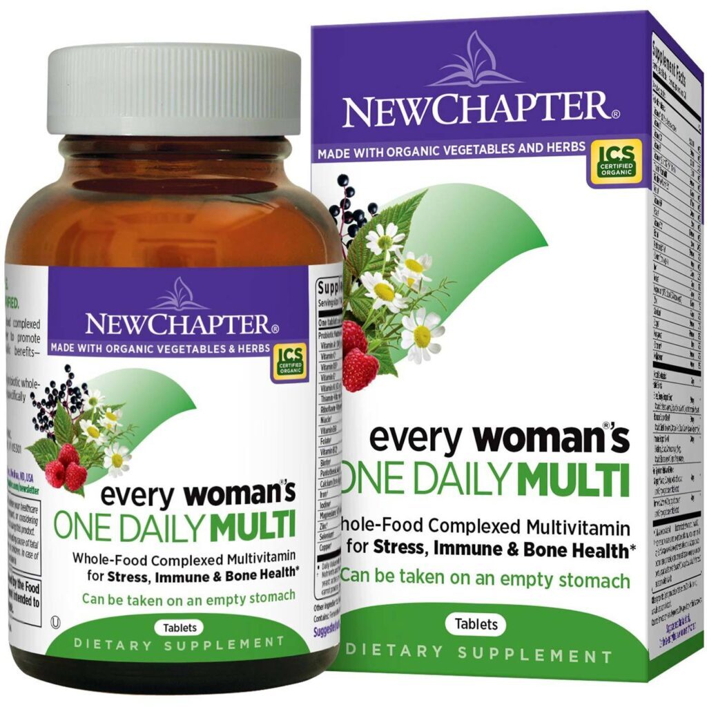 New Chapter Cotidiano 72 Tabletes: Sua Rotina Nutricional Completa para Mulheres