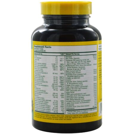 Nature's Plus, Multivitamínico Source of Life® (Sem Ferro) - 90 Tabletes - Image 2