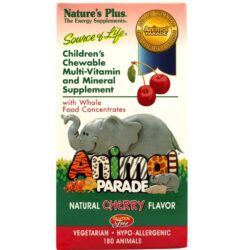Nature's Plus Animal Parade Cereja: Multivitamínico Mastigável Infantil 90 Unidades