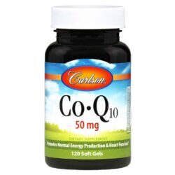 Carlson Labs CoQ10 50 mg 120 Cápsulas - Energia e Saúde Cardiovascular