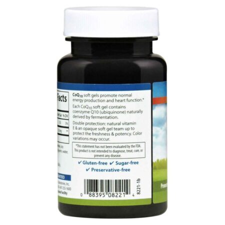 Carlson Labs CoQ10 50 mg 120 Cápsulas - Energia e Saúde Cardiovascular - Imagem 3