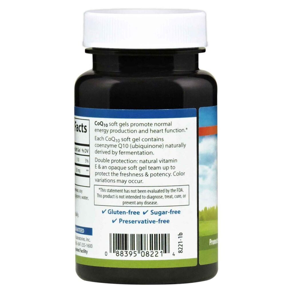 Carlson Labs CoQ10 50 mg 120 Cápsulas - Energia e Saúde Cardiovascular - Imagem 3