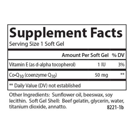 Carlson Labs CoQ10 50 mg 120 Cápsulas - Energia e Saúde Cardiovascular - Imagem 4