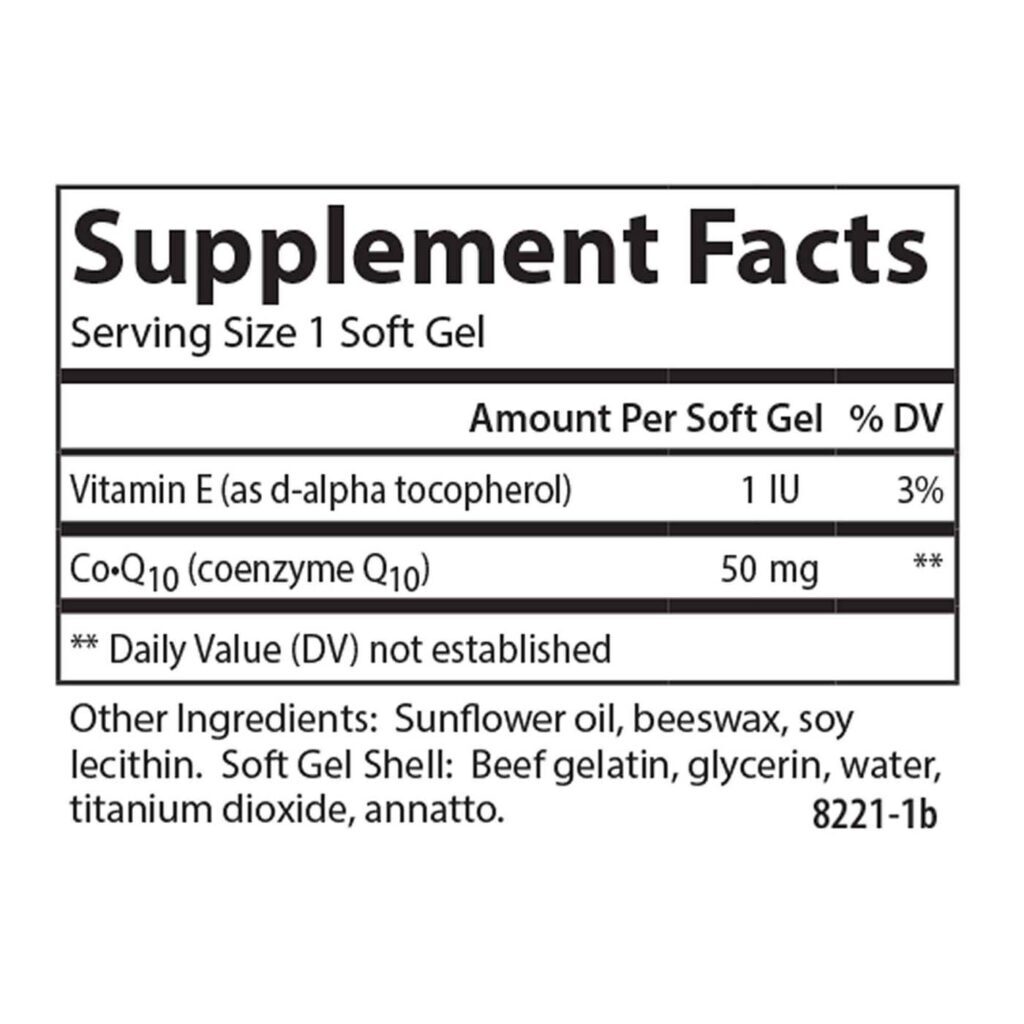 Carlson Labs CoQ10 50 mg 120 Cápsulas - Energia e Saúde Cardiovascular - Imagem 4