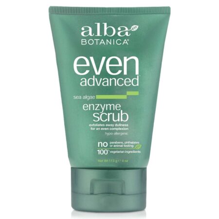 Alba Botanica, Esfoliante Facial com Enzimas de Algas Marinhas - 113 g