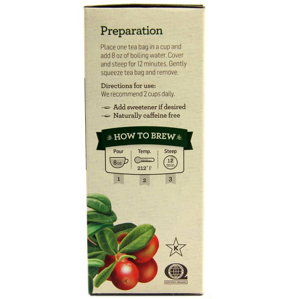 Alvita Chá de Cranberry - 24 Sacos de Chá para Bem-Estar e Saúde - Imagem 2
