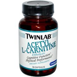 Twinlab Acetil-L-Carnitina 30 Cápsulas: Energia e Foco para o Seu Dia