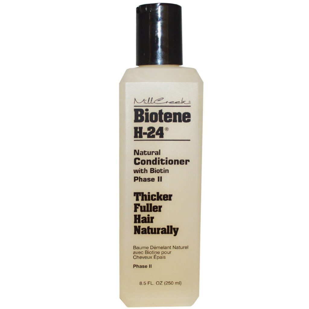 Mill Creek Biotene H-24 Condicionador Natural com Biotina - Nutrição Capilar Profunda - 250mL