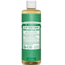 Dr. Bronner’s Sabão Líquido de Castela Puro com Amêndoas 473ml: Hidratação Profunda para Pele e Cabelos