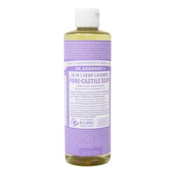 Sabonete Líquido Dr. Bronner's Pure Lavender Castela 473ml: Limpeza Versátil e Natural para seu Dia a Dia