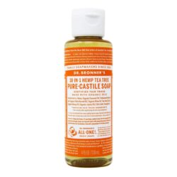 Sabão Líquido Dr. Bronner's Tea Tree Puro Castela 473ml: Limpeza Profunda e Natural para o seu Dia a Dia
