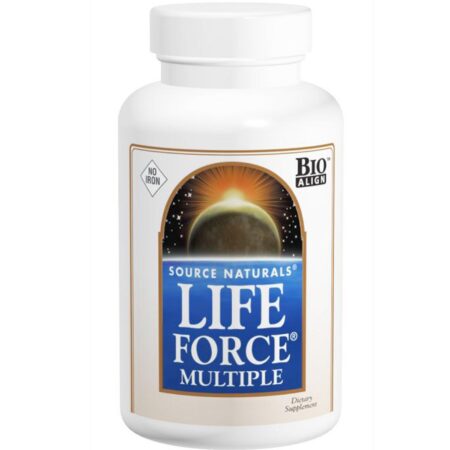 Source Naturals, Multivitamínico Life Force Multiple®, Sem Ferro - 180 Tabletes