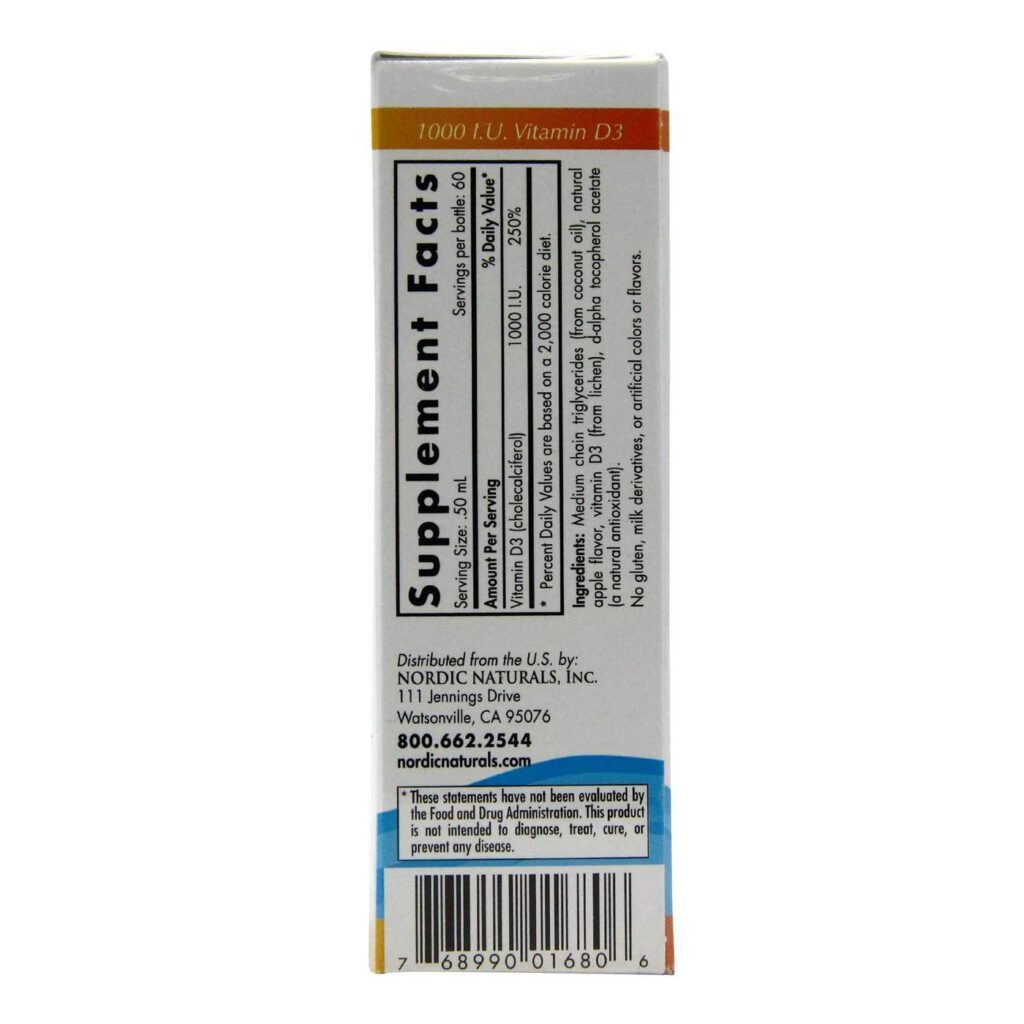 Nordic Naturals Vitamina D3 Vegano 30ml - Essencial para Ossos e Imunidade no Brasil - Imagem 2
