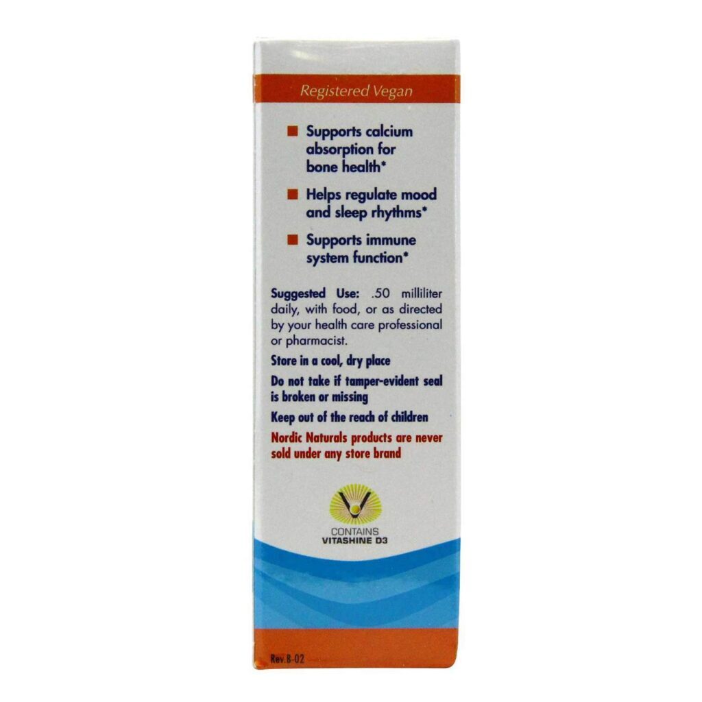 Nordic Naturals Vitamina D3 Vegano 30ml - Essencial para Ossos e Imunidade no Brasil - Imagem 3
