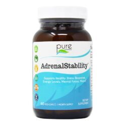 Pure Essence Labs AdrenalStability™ 60 Cápsulas Vegetarianas - Suporte para Estabilidade Adrenal
