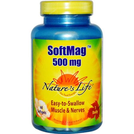 Nature's Life, SoftMag™ 500 mg - 60 Cápsulas