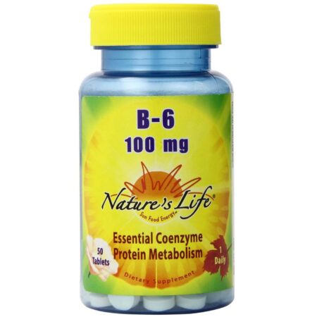 Nature's Life B-6 100 mg 50 Tabletes