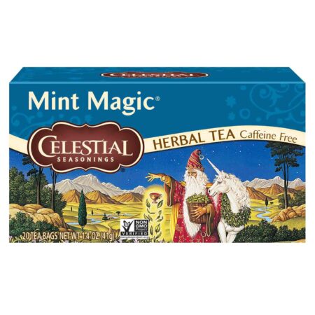 Celestial Seasonings, Chá Menta Mágica - 20 Saquinhos de Chá