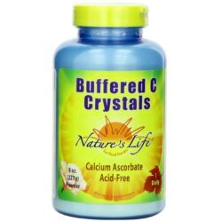 Nature’s Life Cristais C Buffered sem Sabor 8 oz (227g) – Saúde e Bem-Estar