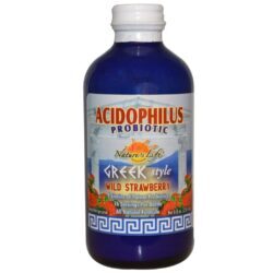Nature's Life Estilo Grego Acidophilus Morango 240ml: Saúde Digestiva e Sabor Exótico