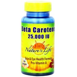 Nature's Life Betacaroteno 25.000 UI - 250 Cápsulas: Saúde e Proteção Antioxidante